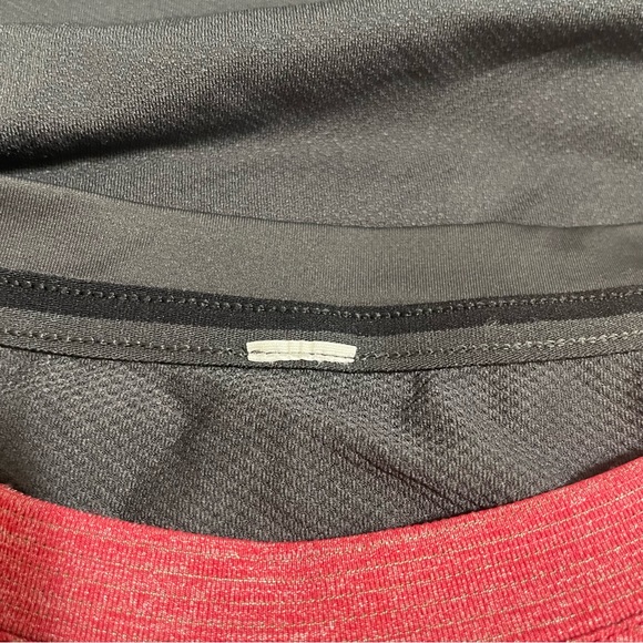 Lululemon Precision Tee Heathered Deepest Cranberry / Soot - Picture 7 of 14